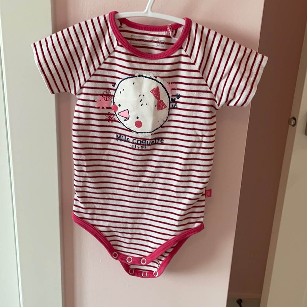 Souris Mini baby girl bodysuit